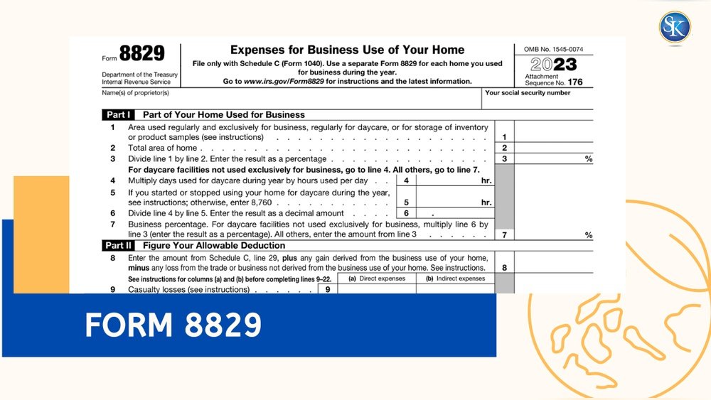 Home Office Deduction Irs Form 8829