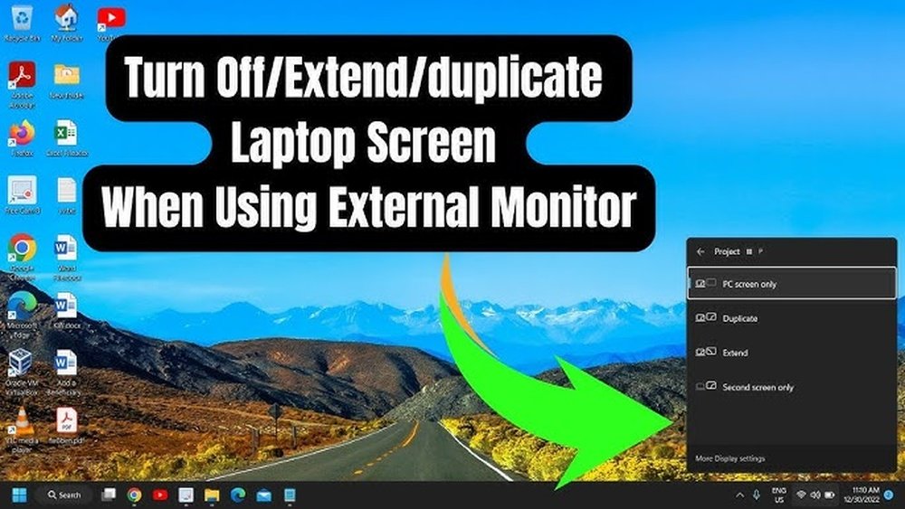 How To Close Laptop And Use External Monitor Only