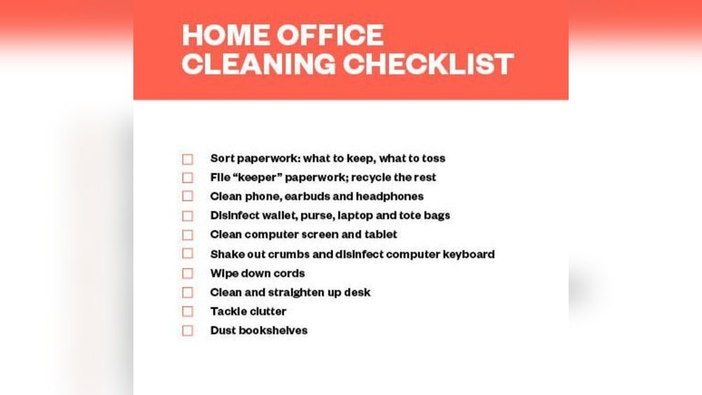 Spring Cleaning Home Office