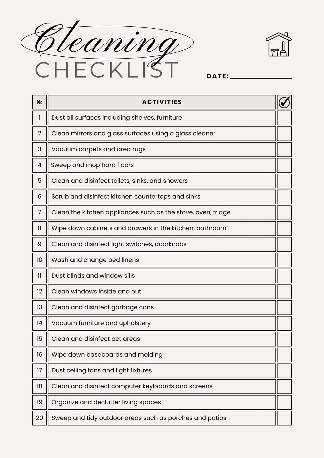Office Deep Clean Checklist: Ultimate Guide for a Spotless Workspace