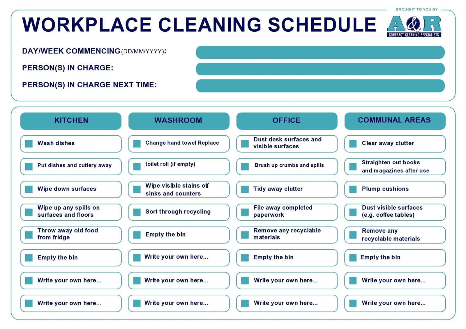 Workspace Cleaning Schedule: Boost Productivity With Easy Steps