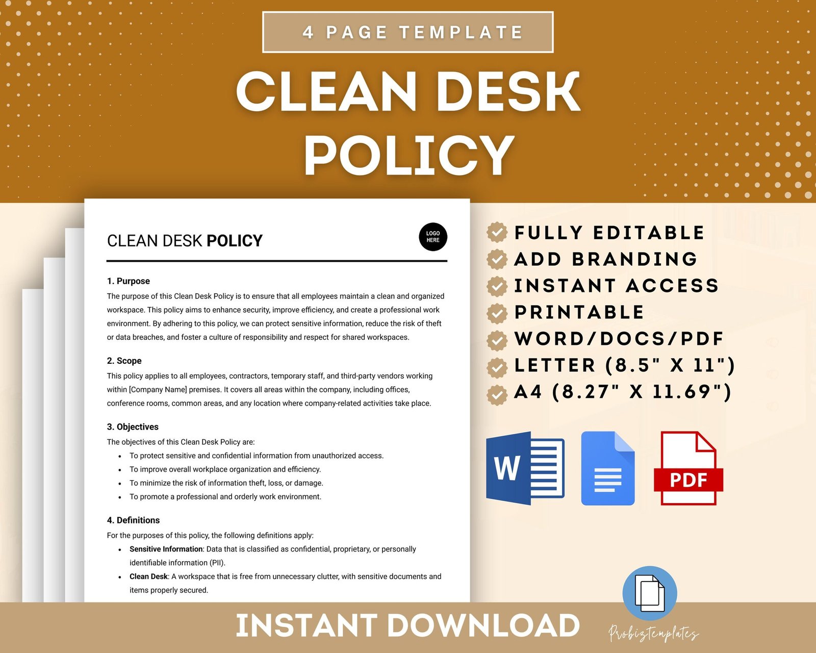 Clean Desk Policy Office: Boost Productivity and Security